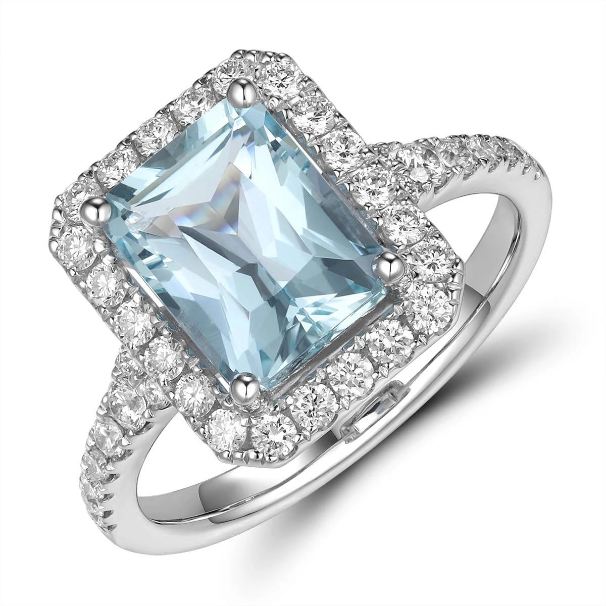 Rings Rings in White Gold containing Aquamarine, Multi-gemstone, Diamond 467073