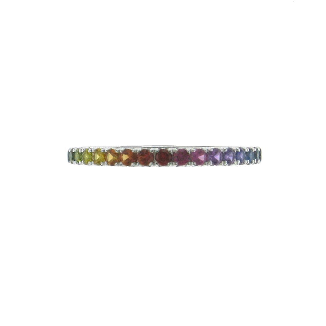 Wedding Bands Wedding Rings in Yellow Gold containing Other, Multi-gemstone, Sapphire 467078