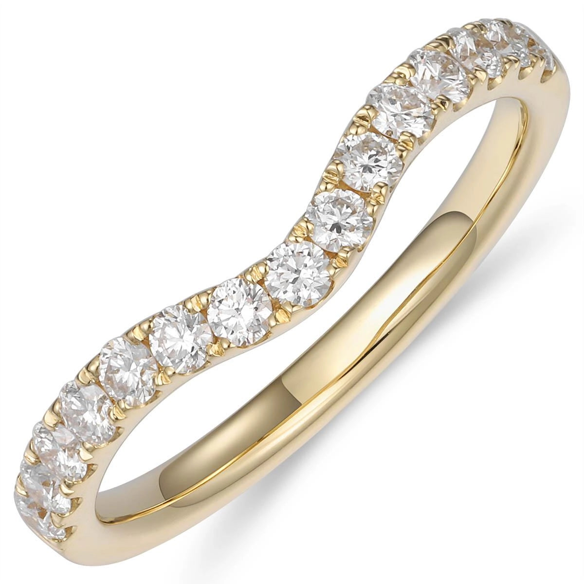 Wedding Bands Wedding Rings in Yellow Gold containing Diamond 467089