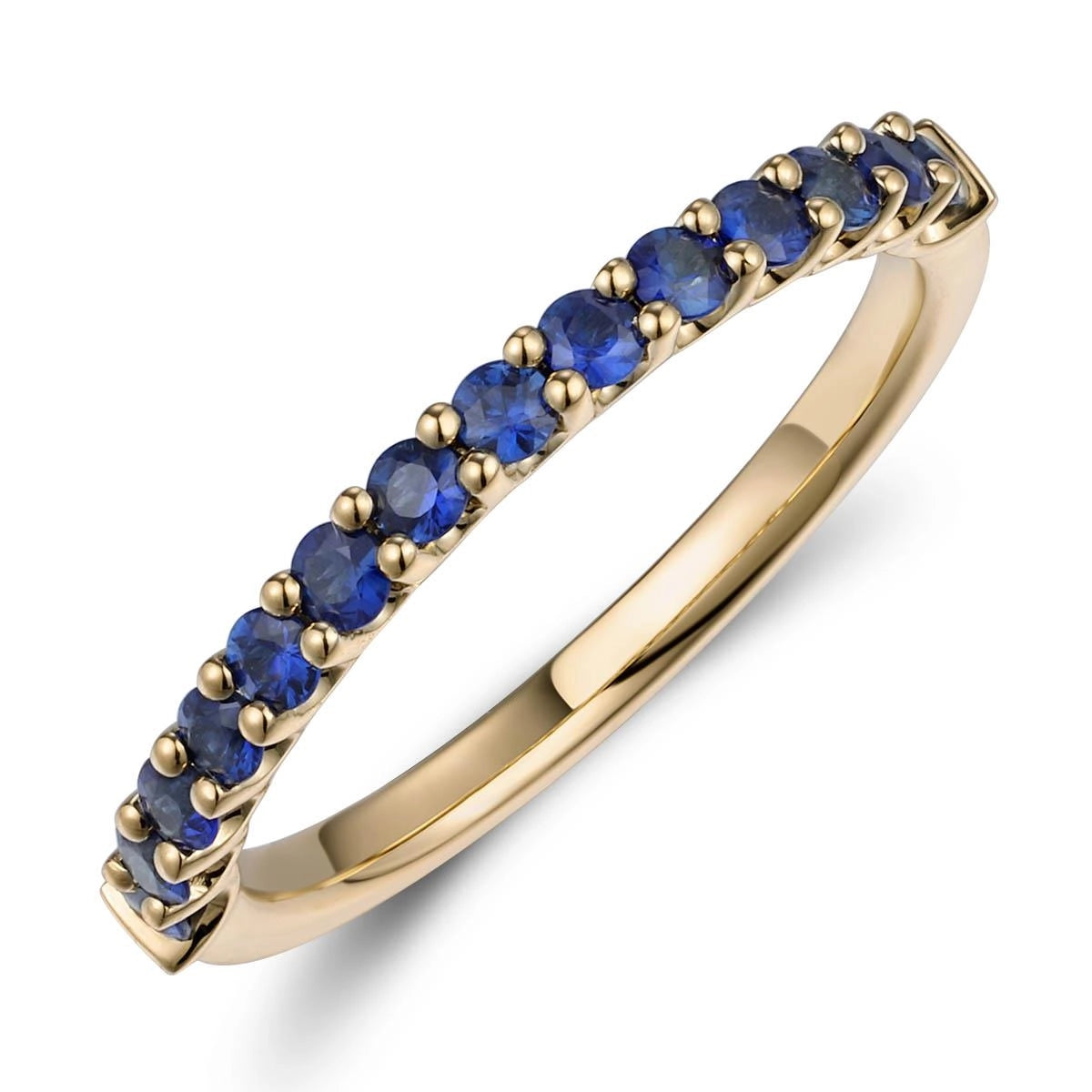Wedding Bands Wedding Rings in Yellow Gold containing Sapphire 467092