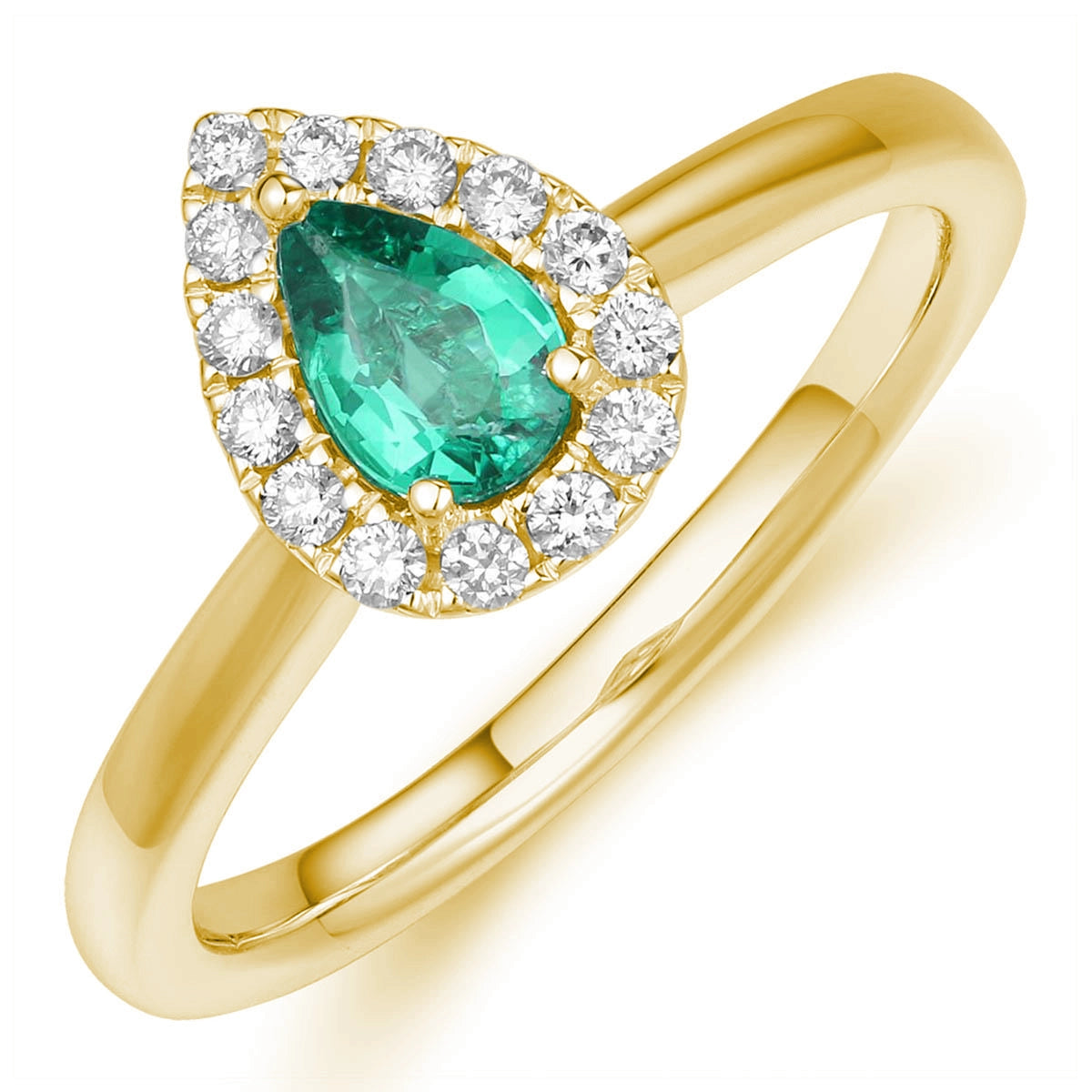 Rings Rings in Yellow Gold containing Multi-gemstone, Diamond, Emerald 467093