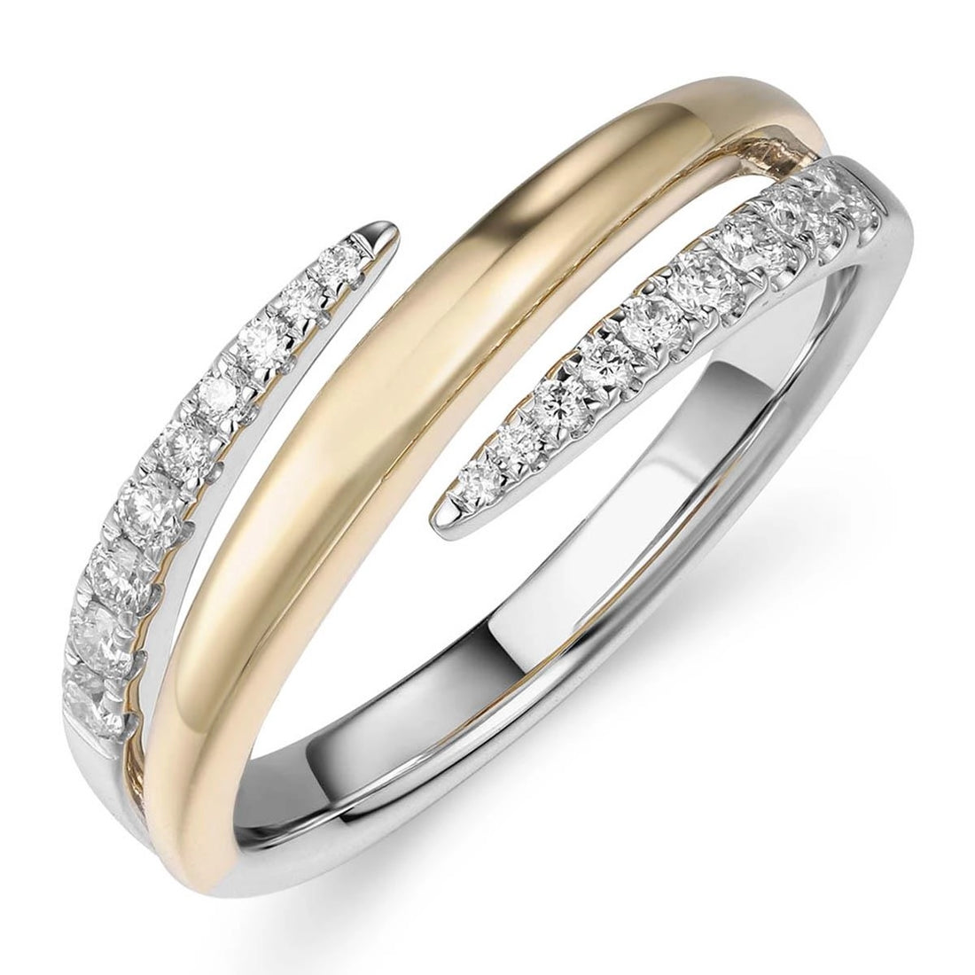 Rings Rings in Mixed Metals containing Diamond 467096