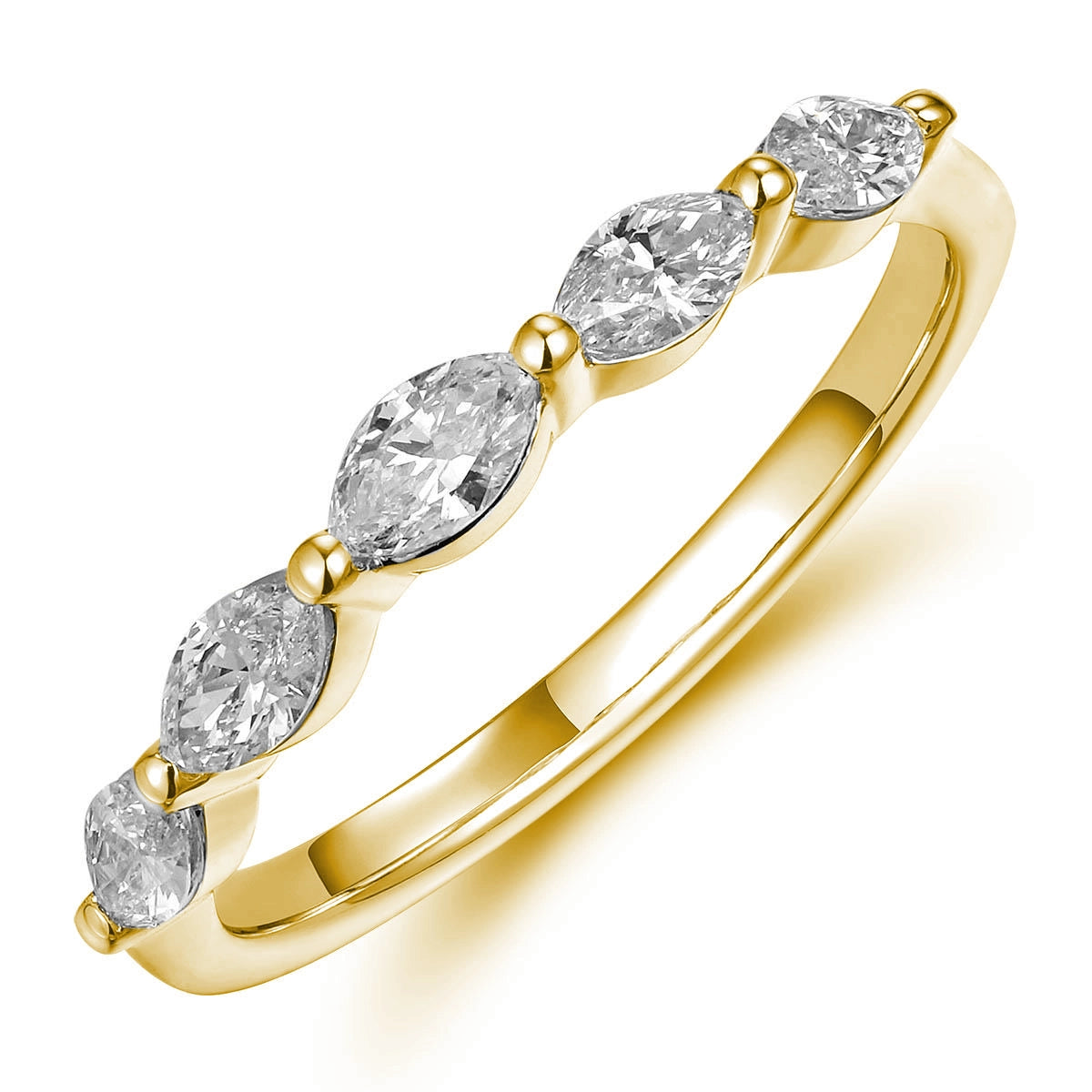 Wedding Bands Wedding Rings in Yellow Gold containing Diamond 467098