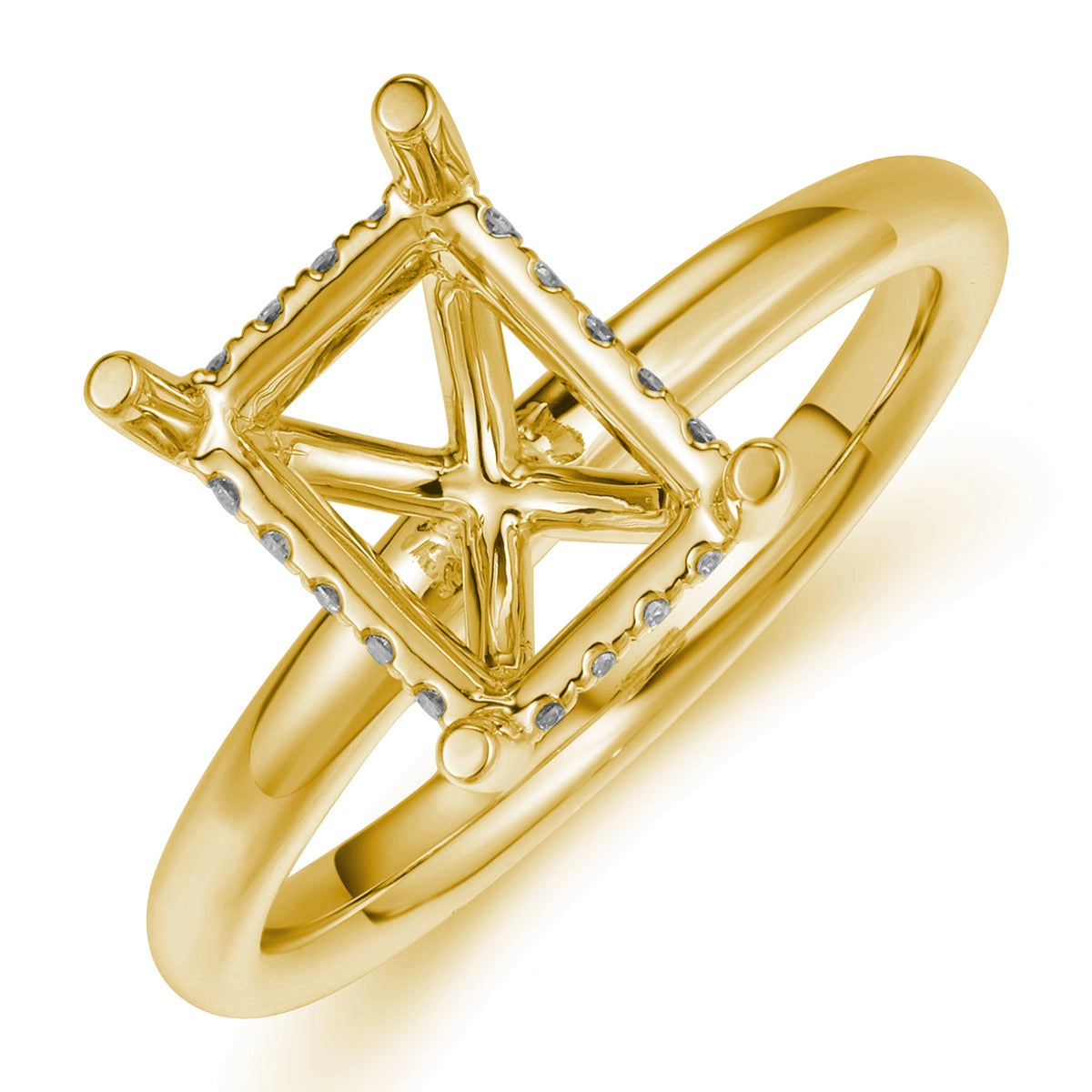 Engagement Collections Engagement Rings in Yellow Gold containing Diamond 467103