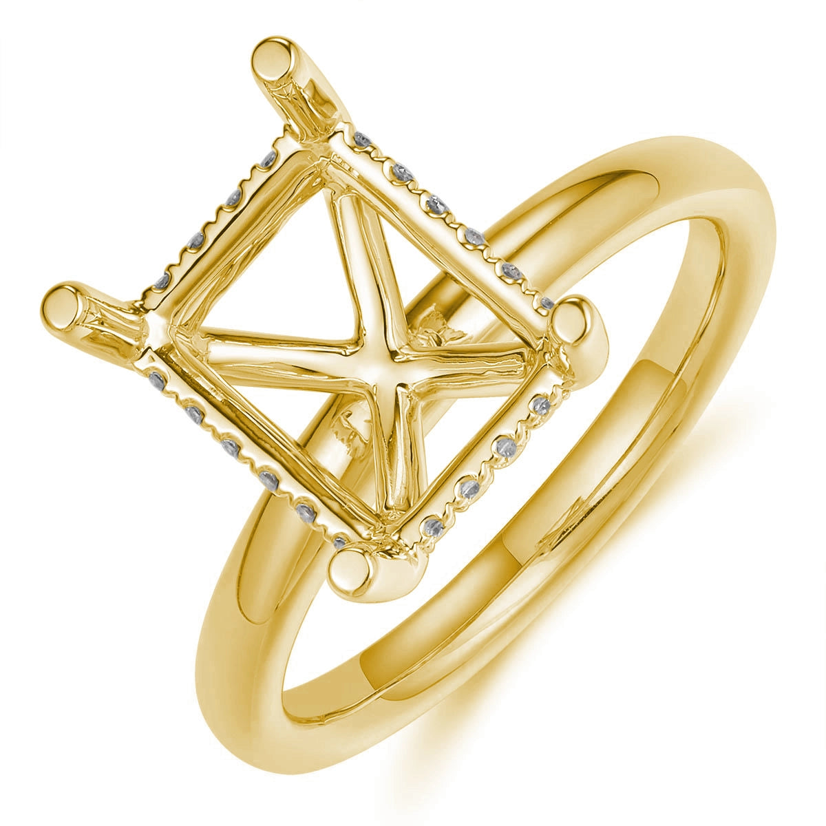 Engagement Collections Engagement Rings in Yellow Gold containing Diamond 467104