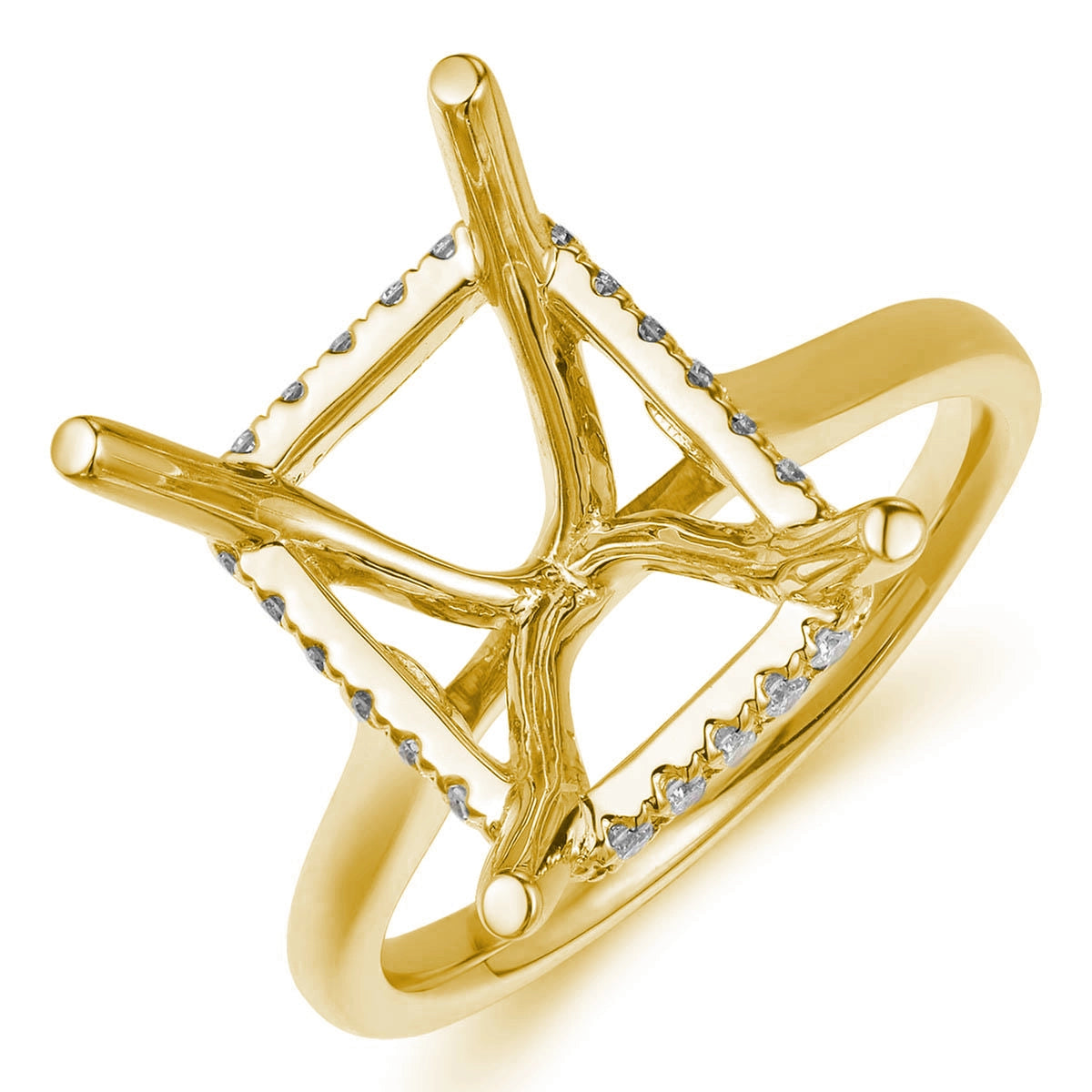 Engagement Collections Engagement Rings in Yellow Gold containing Diamond 467107