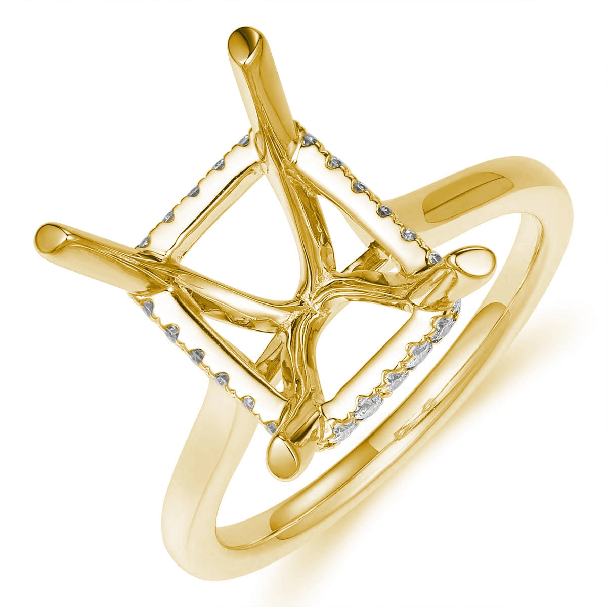 Engagement Collections Engagement Rings in Yellow Gold containing Diamond 467108