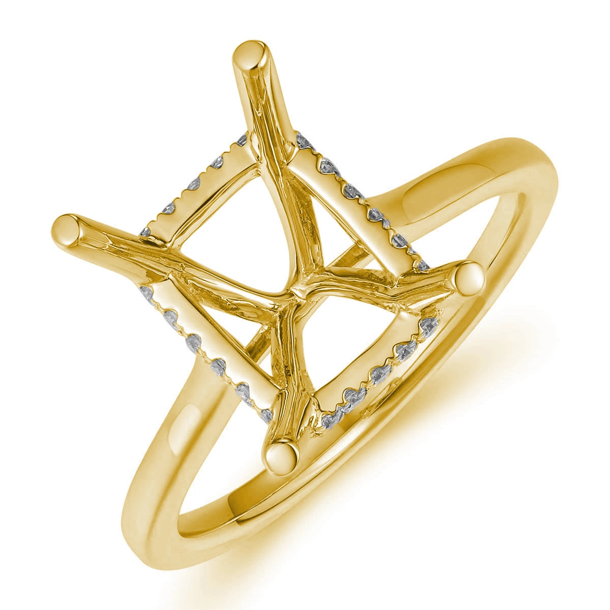 Engagement Collections Engagement Rings in Yellow Gold containing Diamond 467110