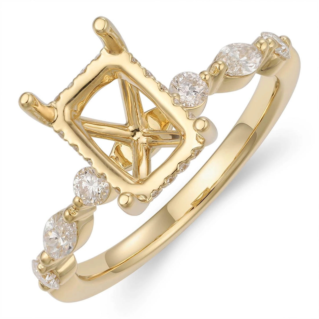 Engagement Collections Engagement Rings in Yellow Gold containing Diamond 467112