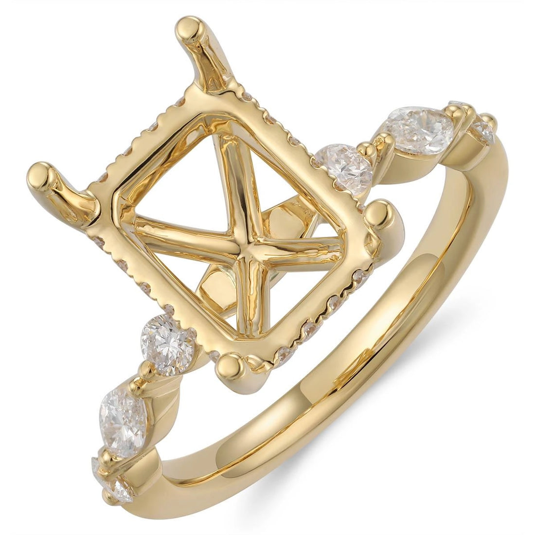 Engagement Collections Engagement Rings in Yellow Gold containing Diamond 467113