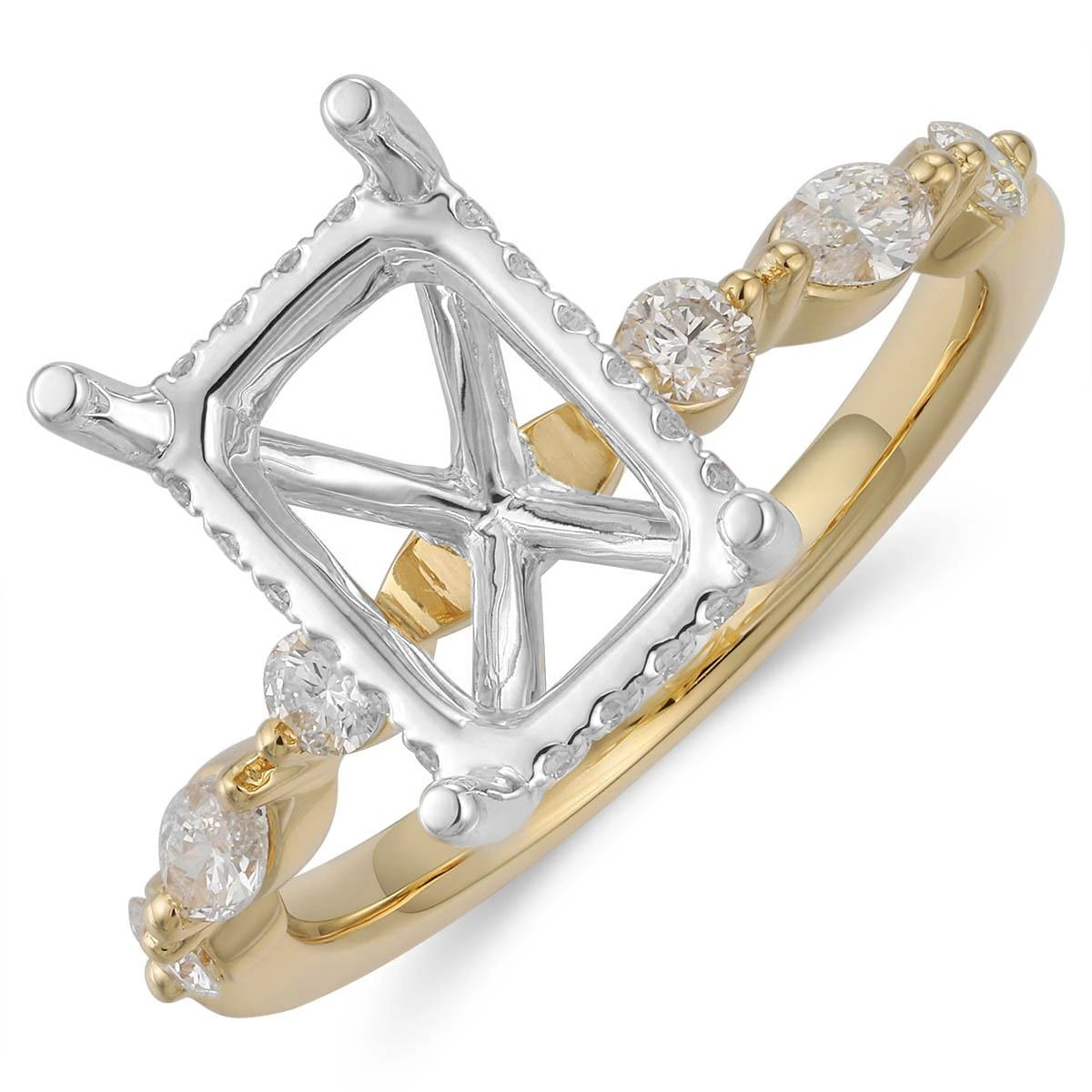 Engagement Collections Engagement Rings in Mixed Metals containing Diamond 467114
