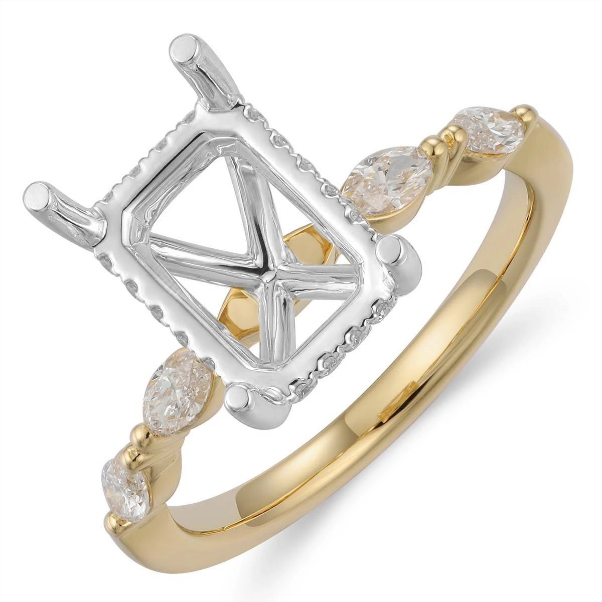 Engagement Collections Engagement Rings in Mixed Metals containing Diamond 467115