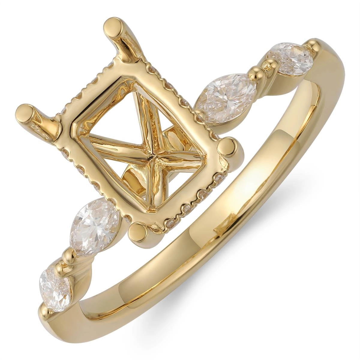 Engagement Collections Engagement Rings in Yellow Gold containing Diamond 467116