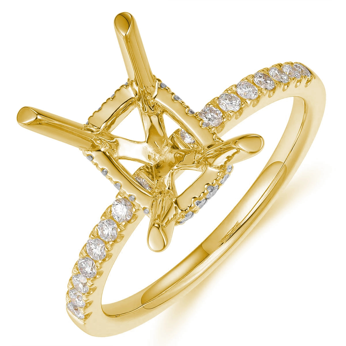 Engagement Collections Engagement Rings in Yellow Gold containing Diamond 467118
