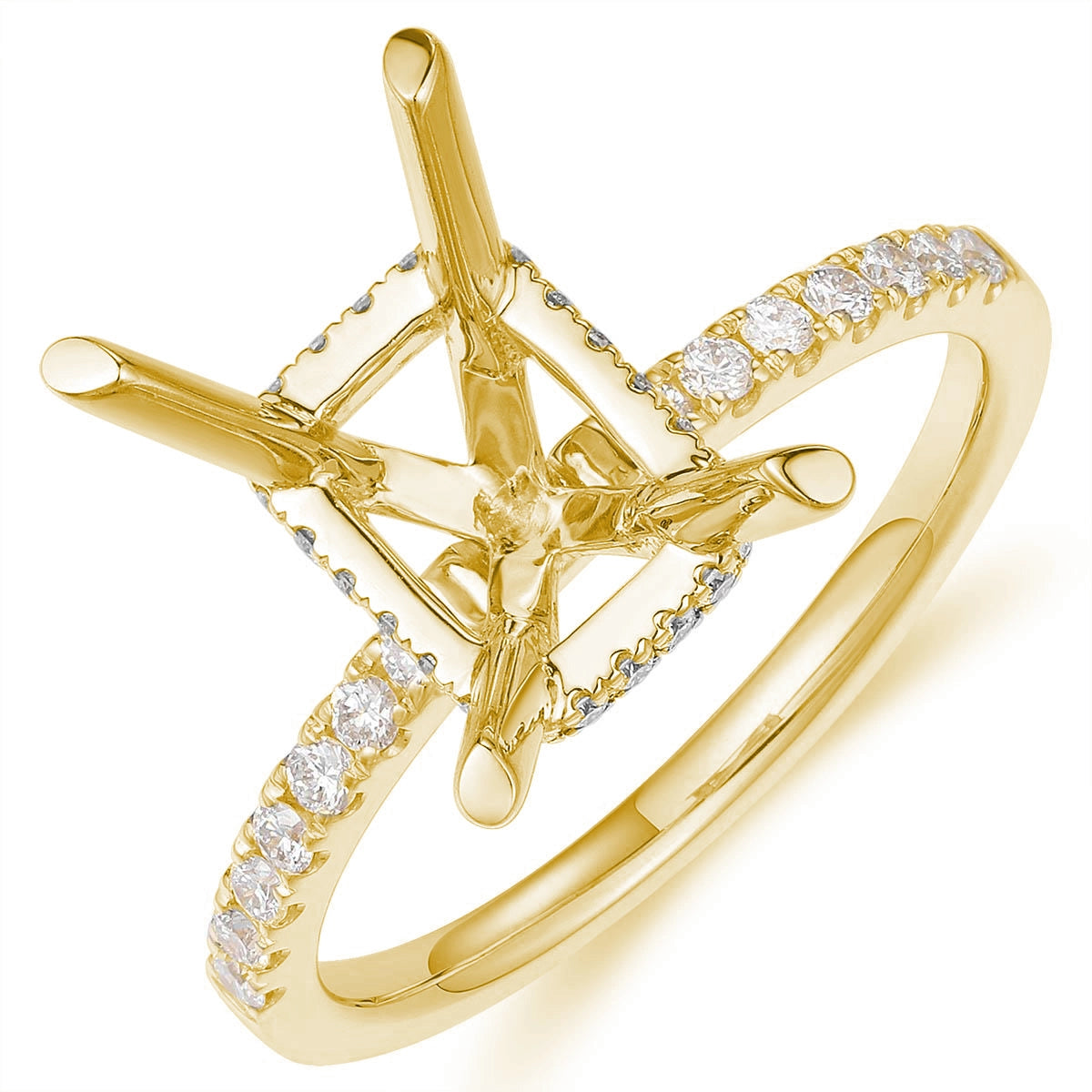 Engagement Collections Engagement Rings in Yellow Gold containing Diamond 467119