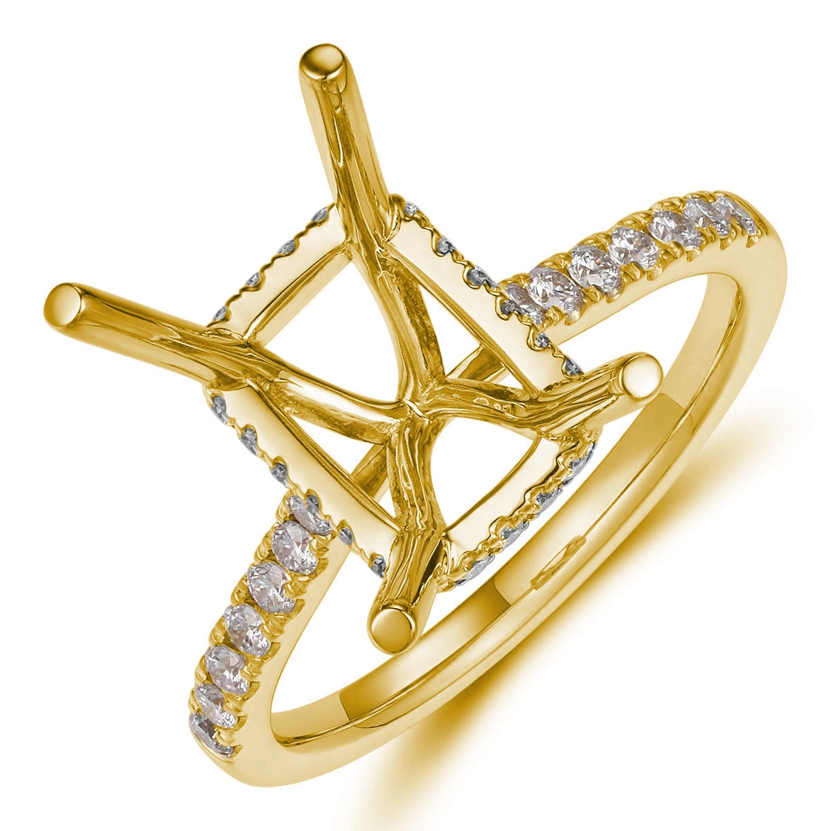 Engagement Collections Engagement Rings in Yellow Gold containing Diamond 467121