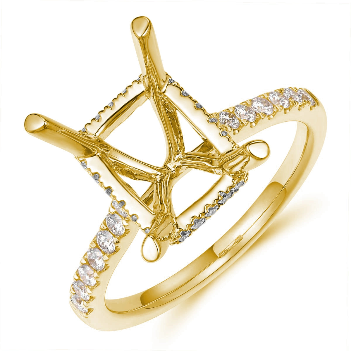 Engagement Collections Engagement Rings in Yellow Gold containing Diamond 467122
