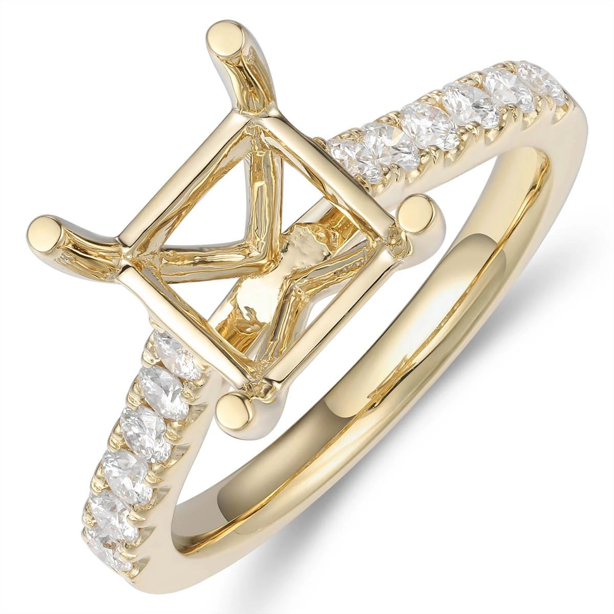 Engagement Collections Engagement Rings in Yellow Gold containing Diamond 467128