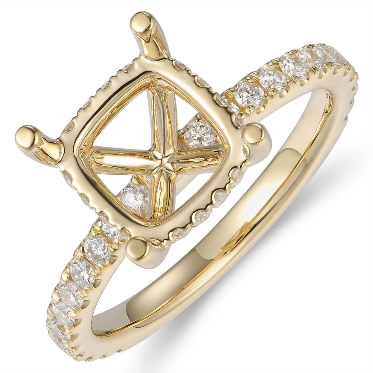 Engagement Collections Engagement Rings in Yellow Gold containing Diamond 467129