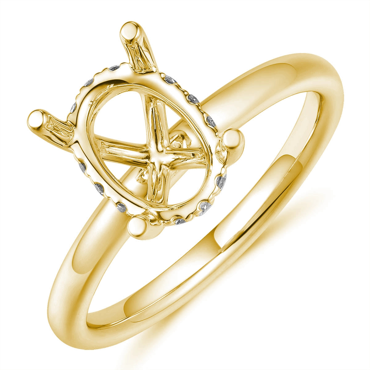 Engagement Collections Engagement Rings in Yellow Gold containing Diamond 467133