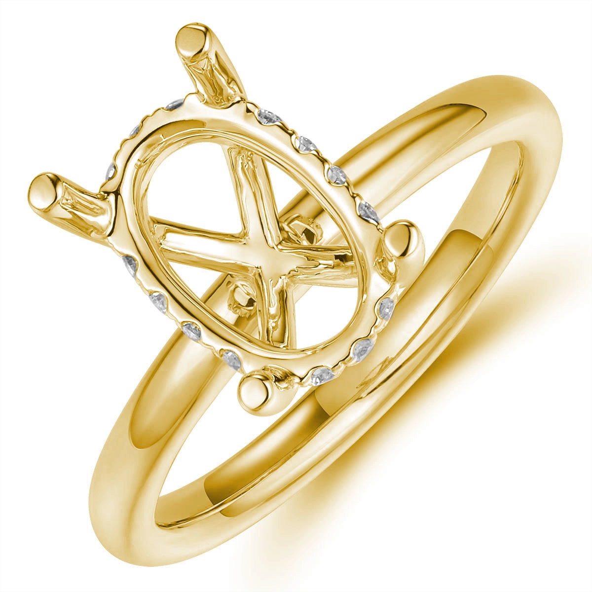 Engagement Collections Engagement Rings in Yellow Gold containing Diamond 467134