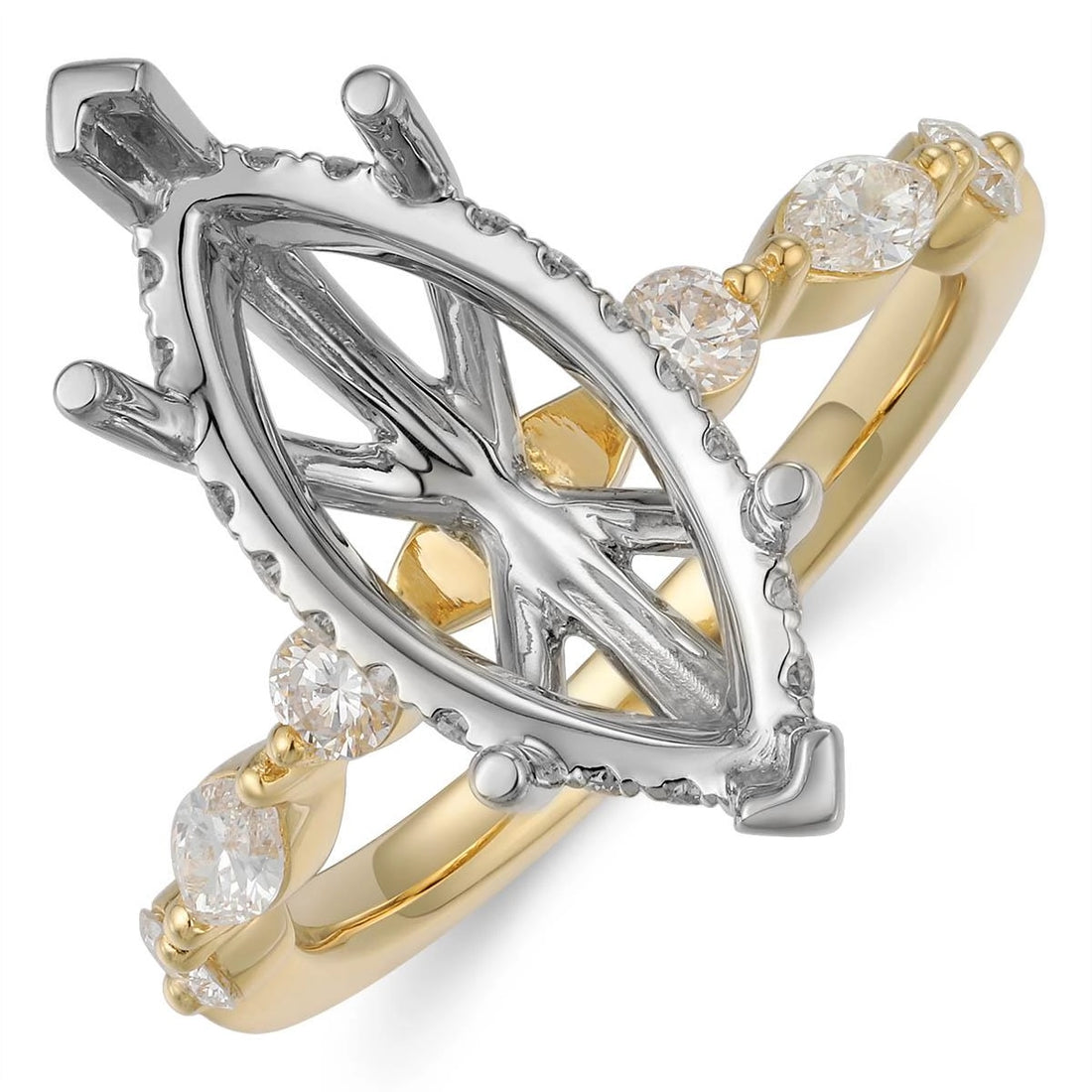 Engagement Collections Engagement Rings in Mixed Metals containing Diamond 467147