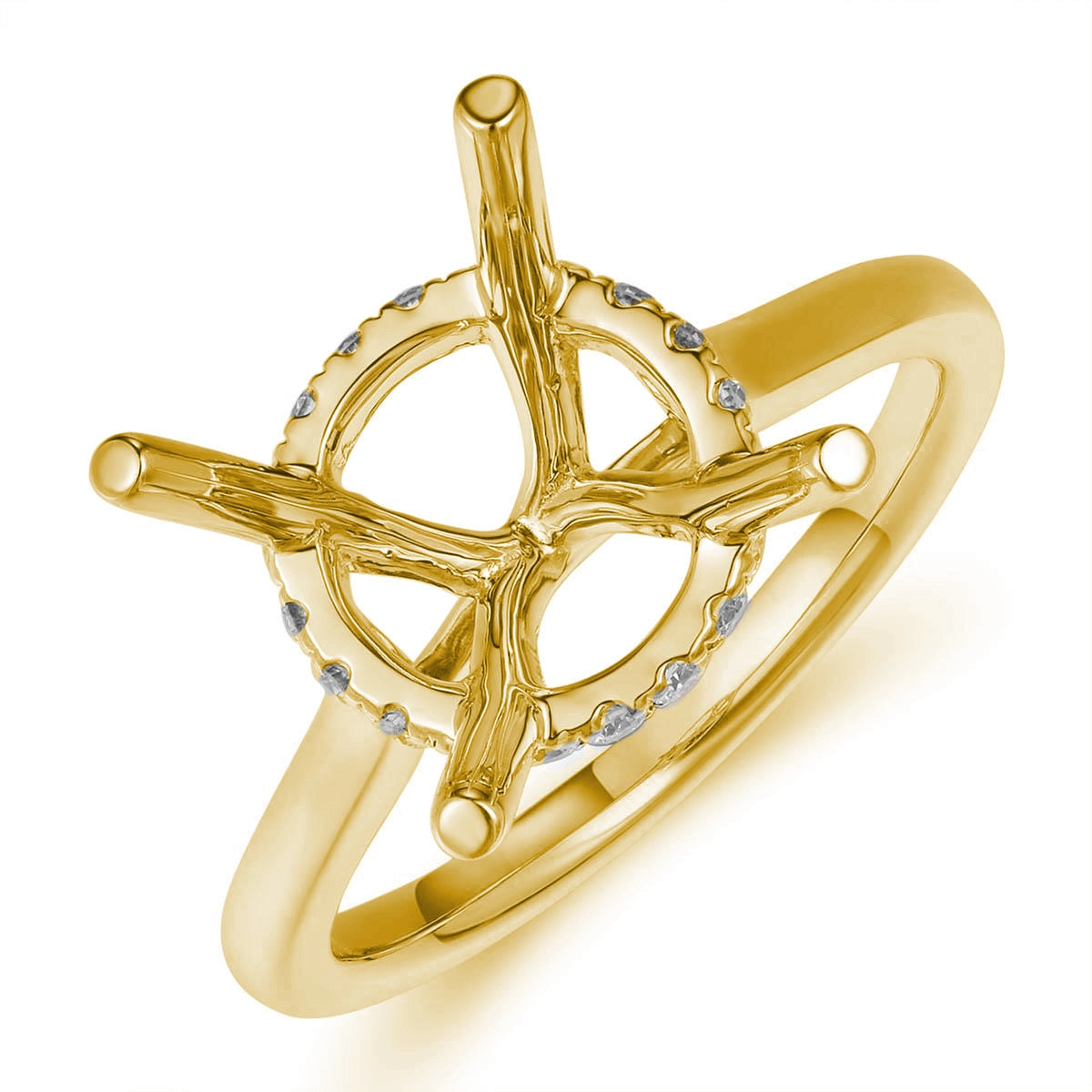 Engagement Collections Engagement Rings in Yellow Gold containing Diamond 467148