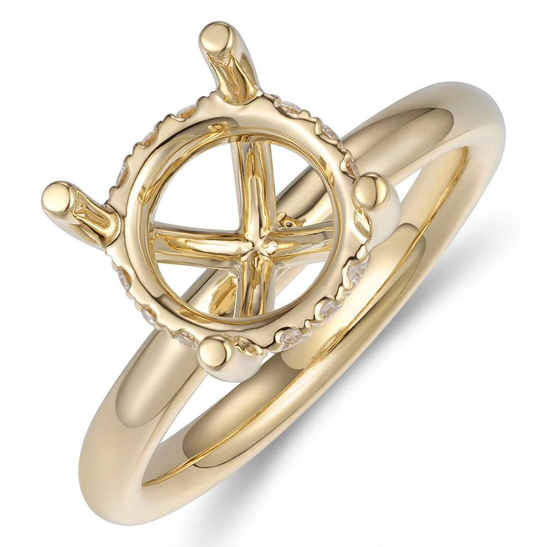 Engagement Collections Engagement Rings in Yellow Gold containing Diamond 467149