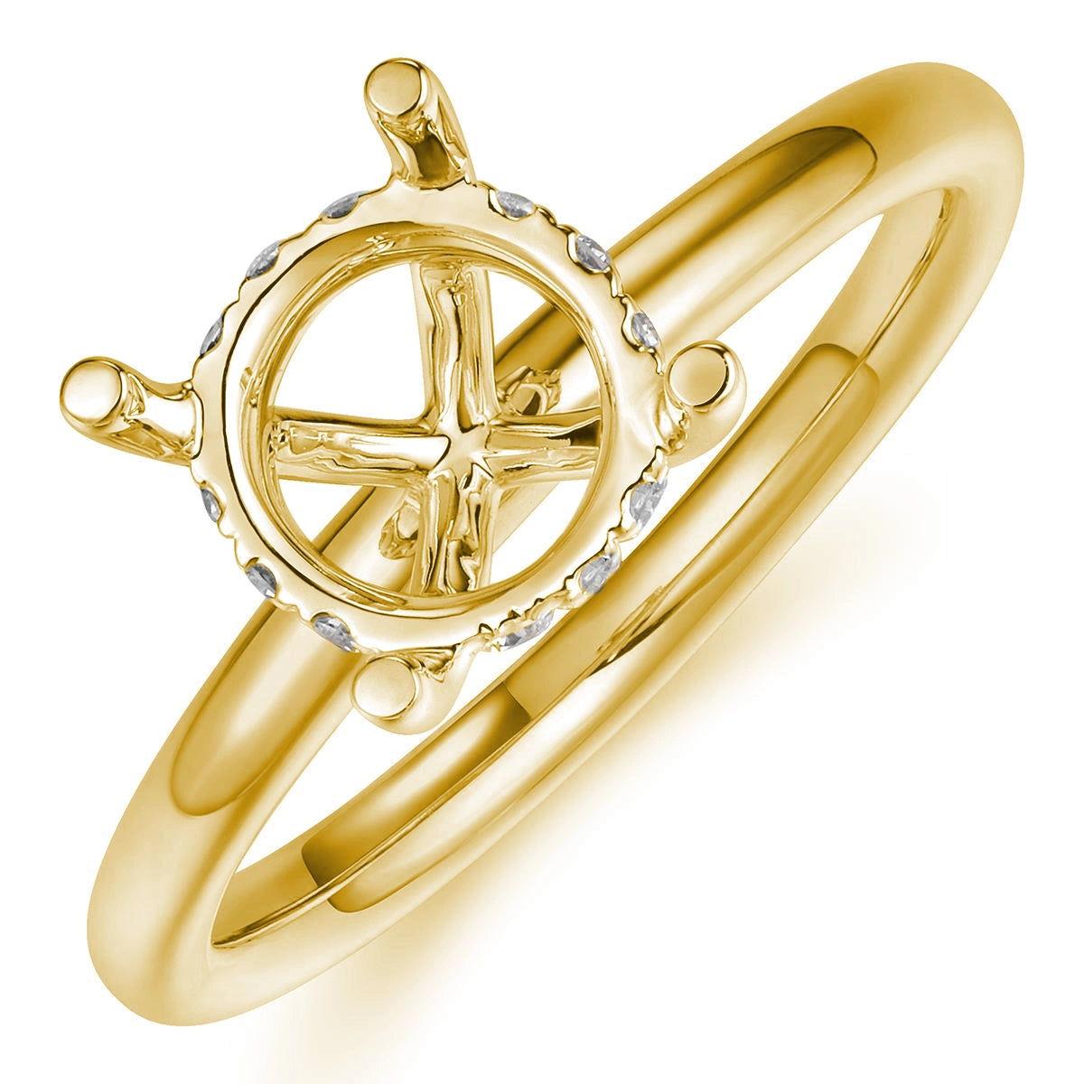 Engagement Collections Engagement Rings in Yellow Gold containing Diamond 467151