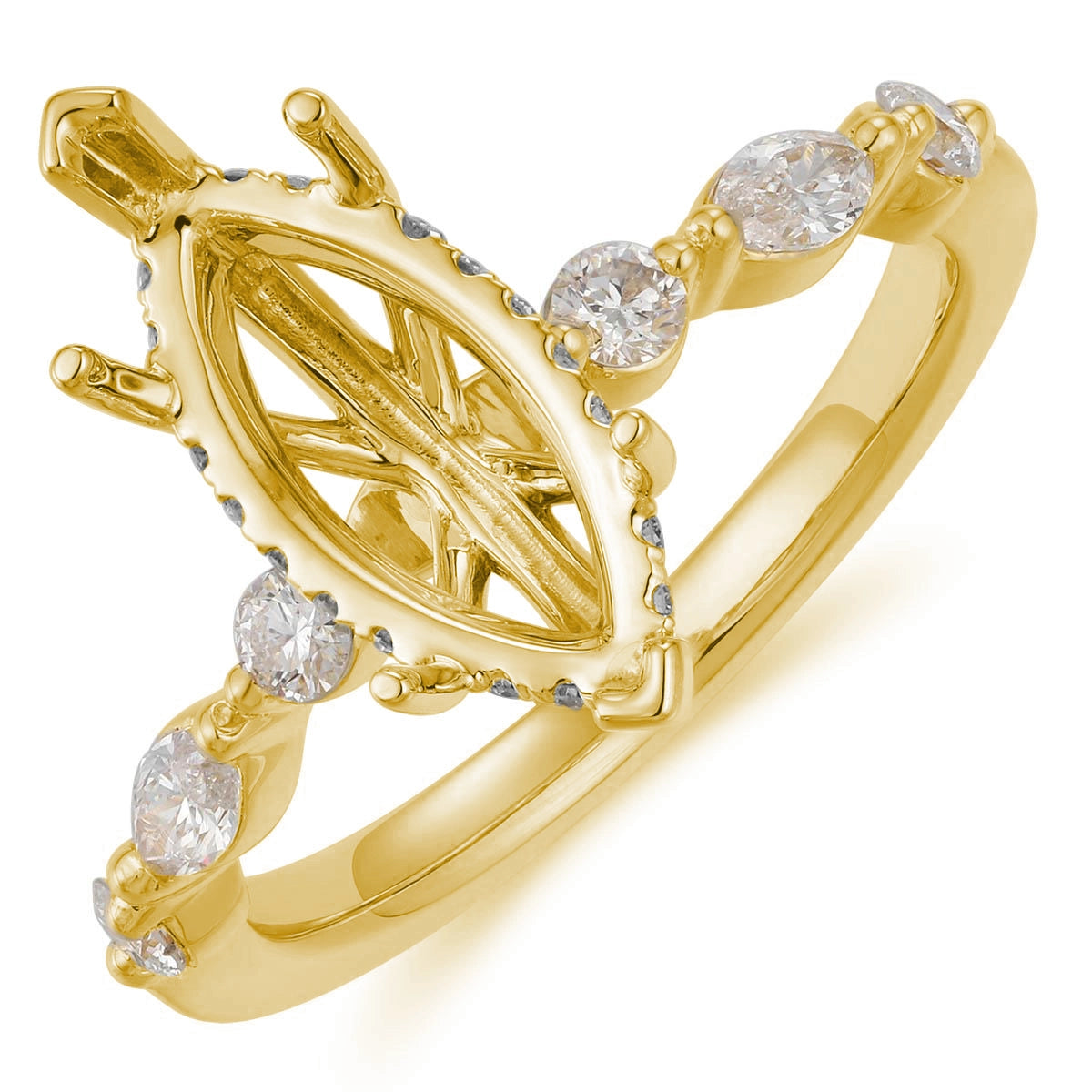 Engagement Collections Engagement Rings in Yellow Gold containing Diamond 467155