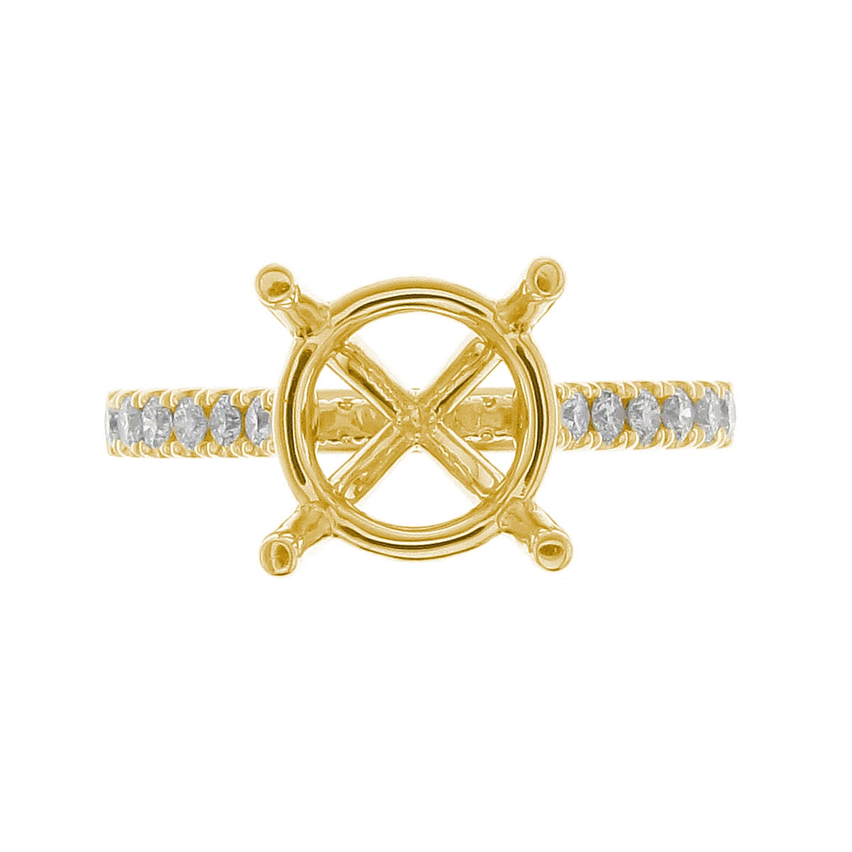 Engagement Collections Engagement Rings in Yellow Gold containing Diamond 467156