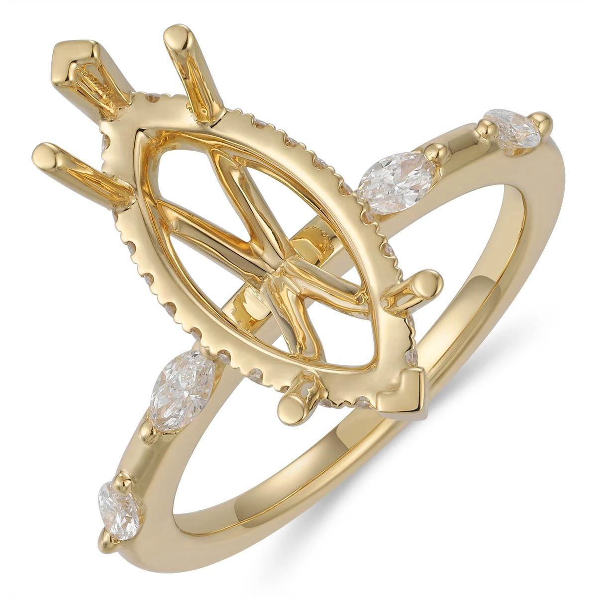 Engagement Collections Engagement Rings in Yellow Gold containing Diamond 467158