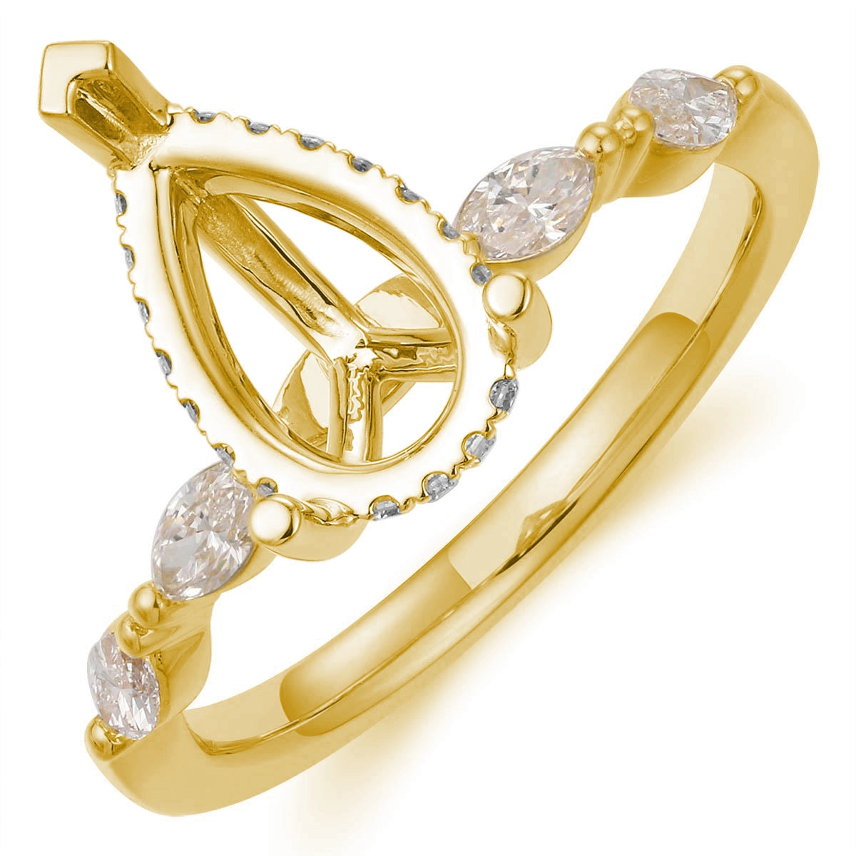 Engagement Collections Engagement Rings in Yellow Gold containing Diamond 467162