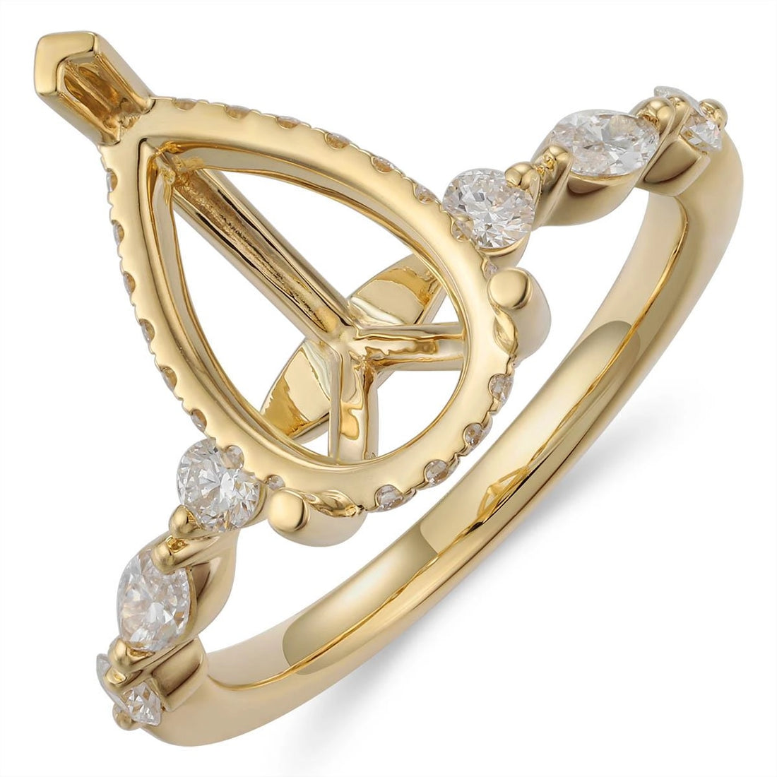 Engagement Collections Engagement Rings in Yellow Gold containing Diamond 467163