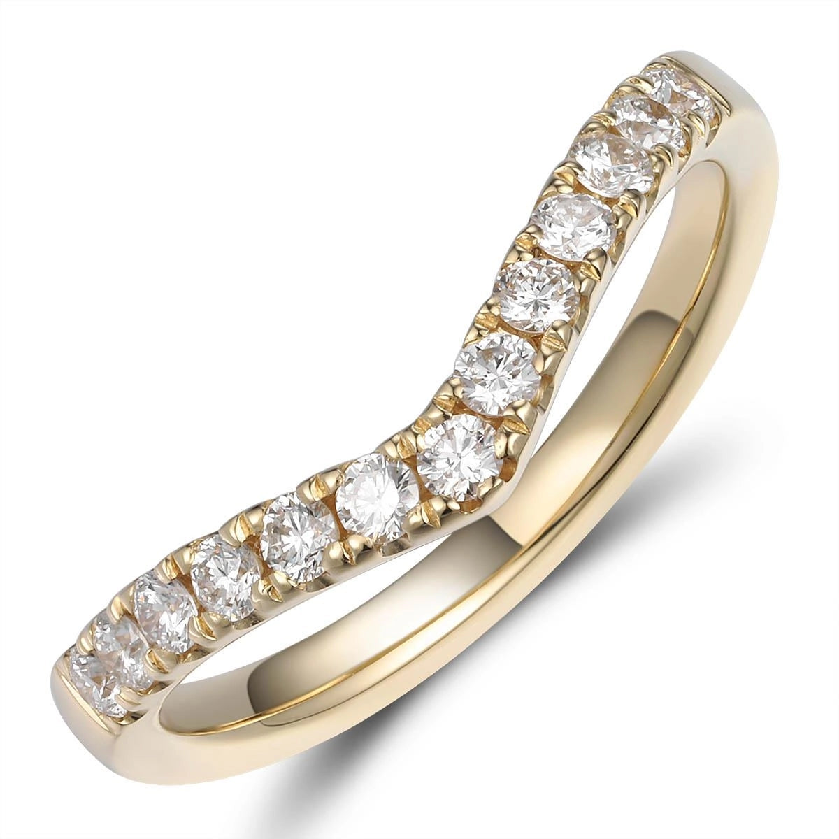 Wedding Bands Wedding Rings in Yellow Gold containing Diamond 467171