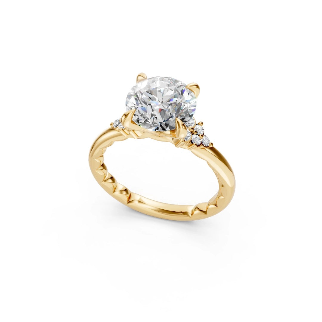 Noam Carver  Engagement Rings in Yellow Gold containing Diamond LU088-01YM2-A