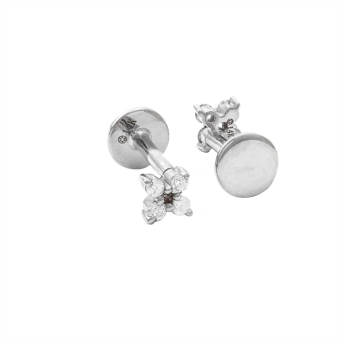 Earrings Earrings in White Gold containing Diamond 467501