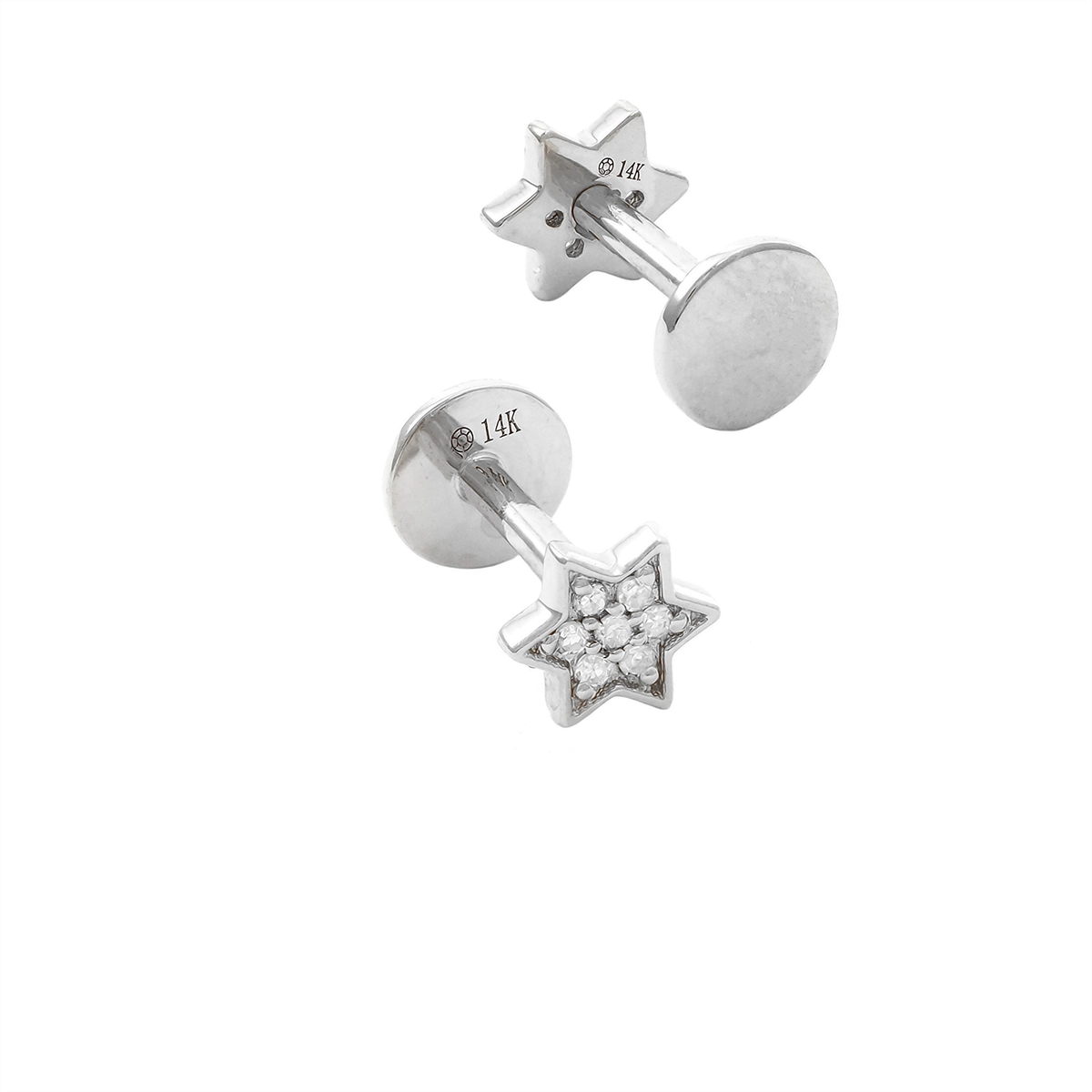 Earrings Earrings in White Gold containing Diamond 467502