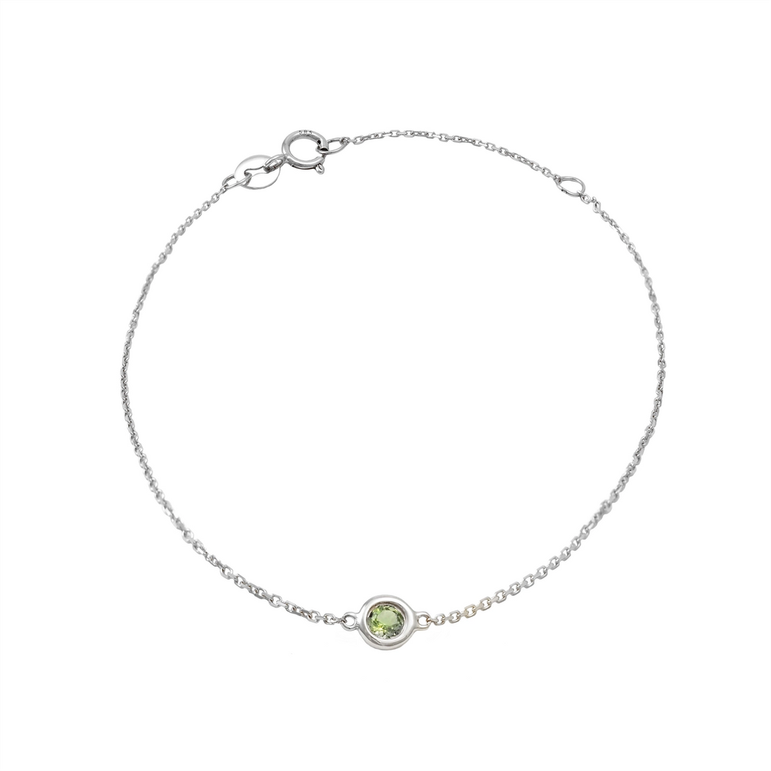 Bracelets Bracelets in White Gold containing Peridot 467533
