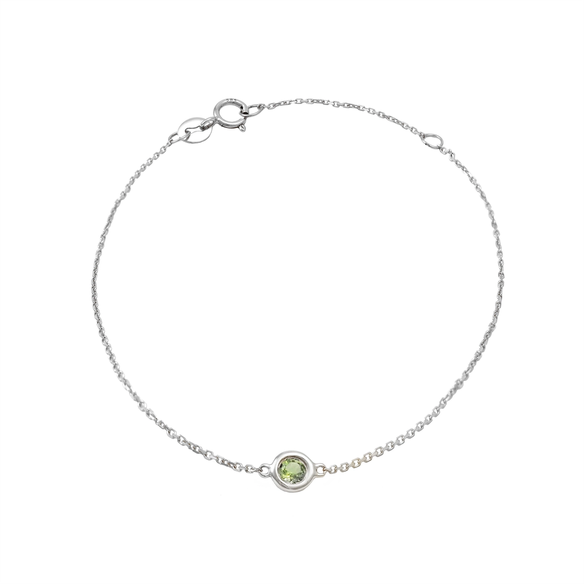 Bracelets Bracelets in White Gold containing Peridot 467533