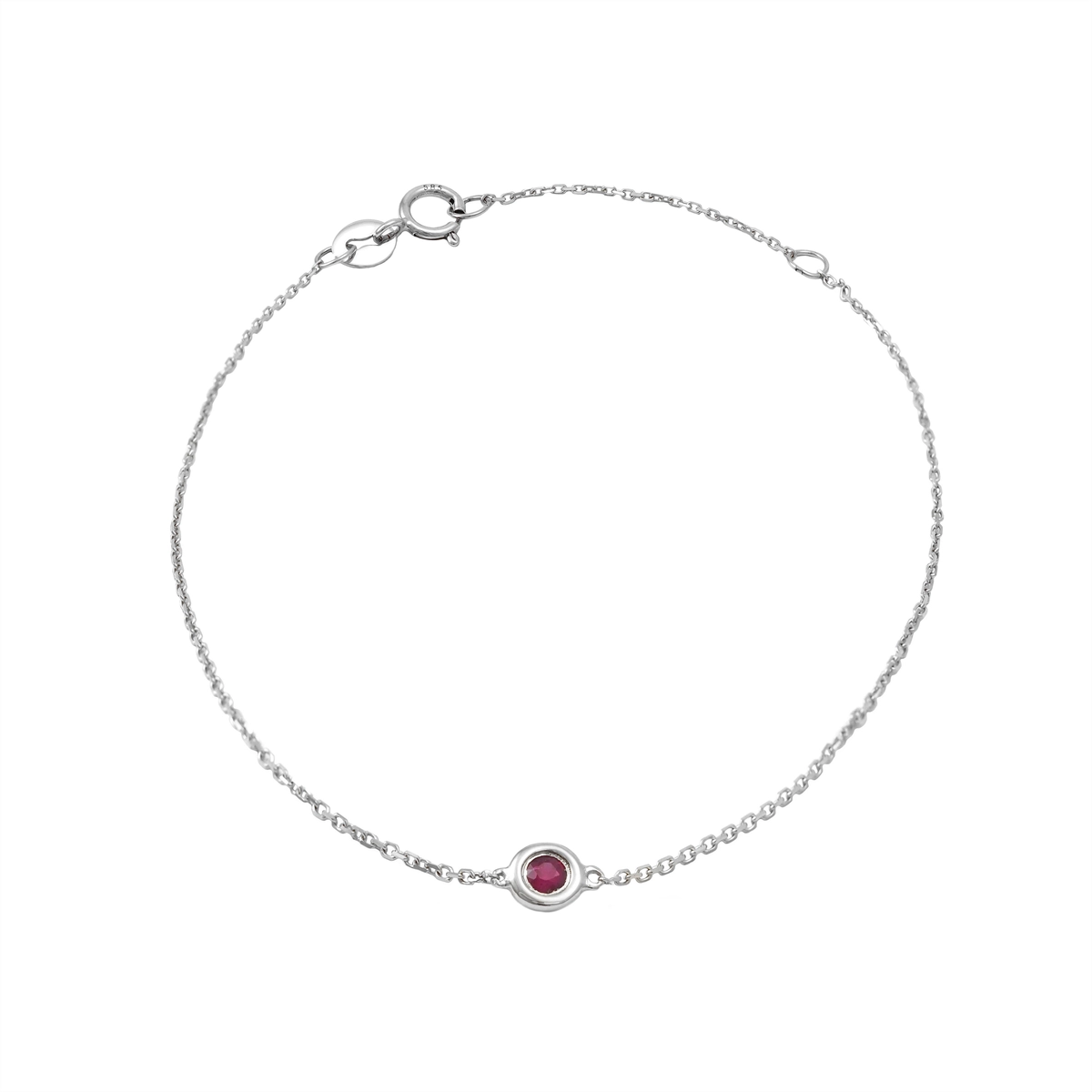 Bracelets Bracelets in White Gold containing Ruby 467534