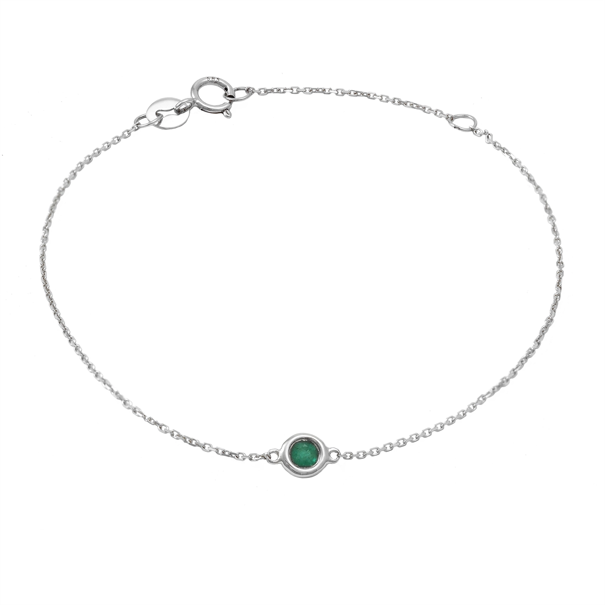 Bracelets Bracelets in White Gold containing Emerald 467539