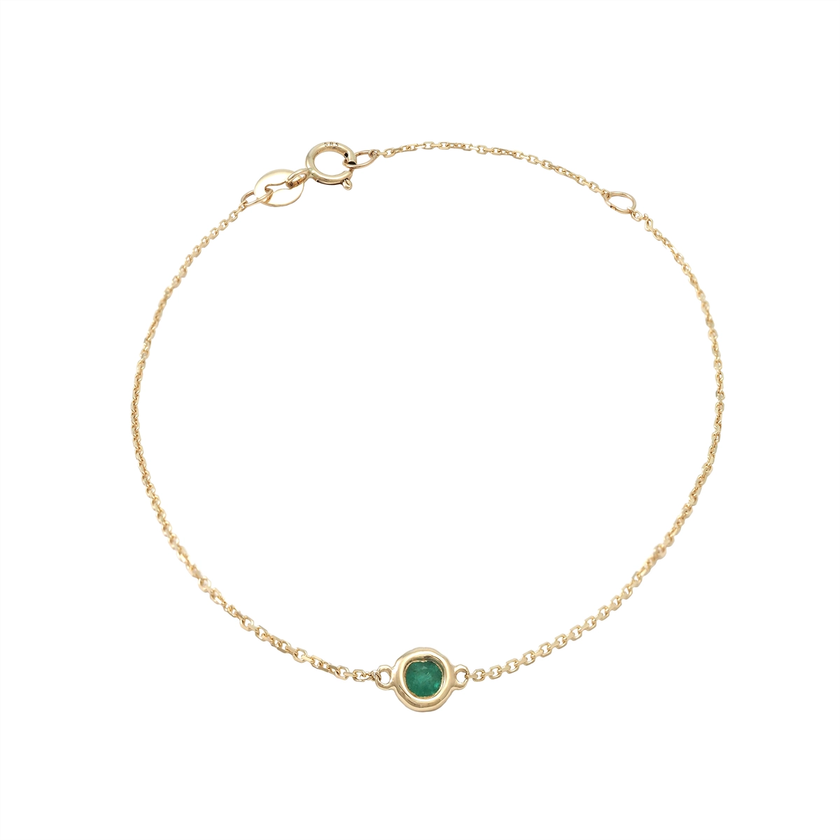 Bracelets Bracelets in Yellow Gold containing Emerald 467540