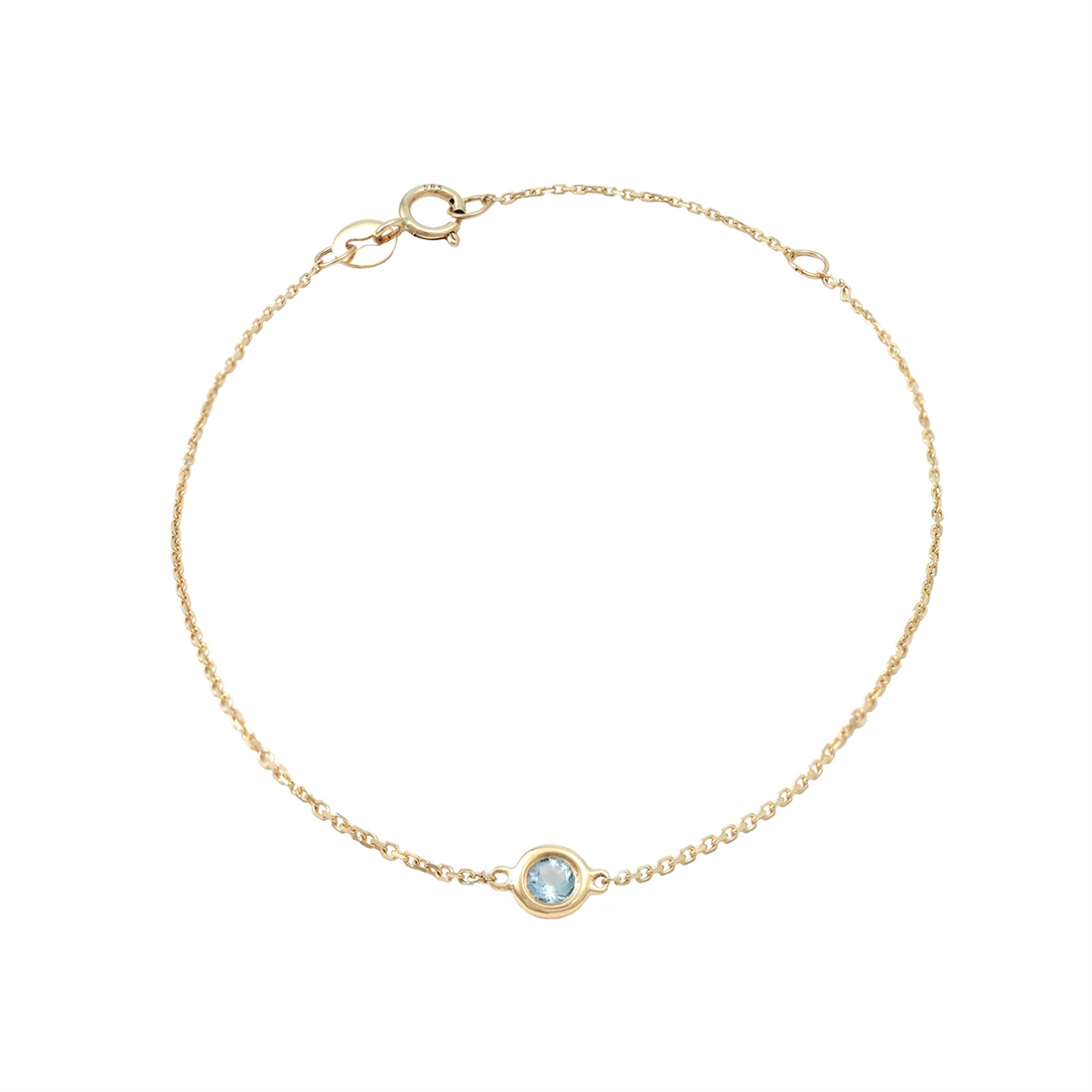 Bracelets Bracelets in Yellow Gold containing Aquamarine 467541