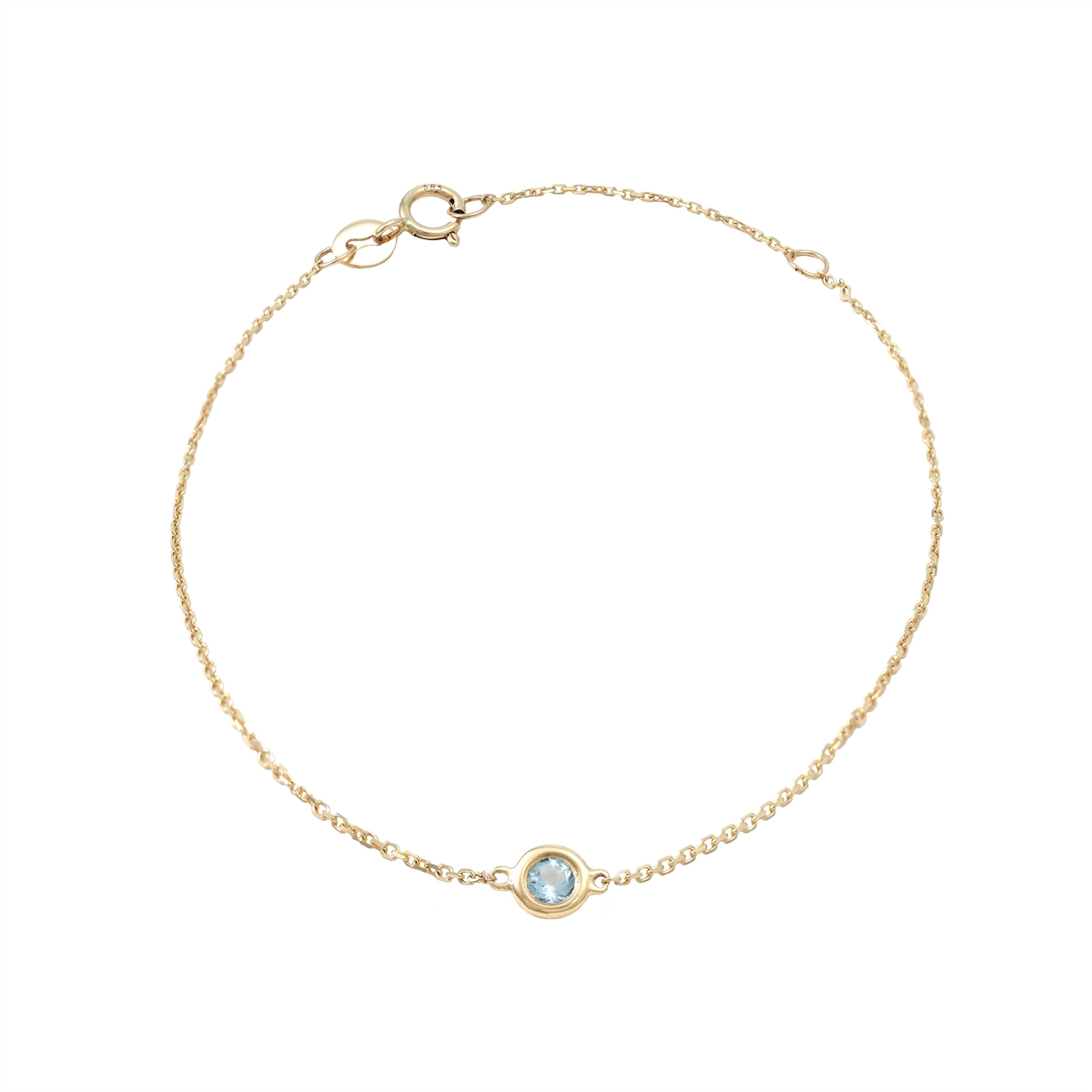Bracelets Bracelets in Yellow Gold containing Aquamarine 467541