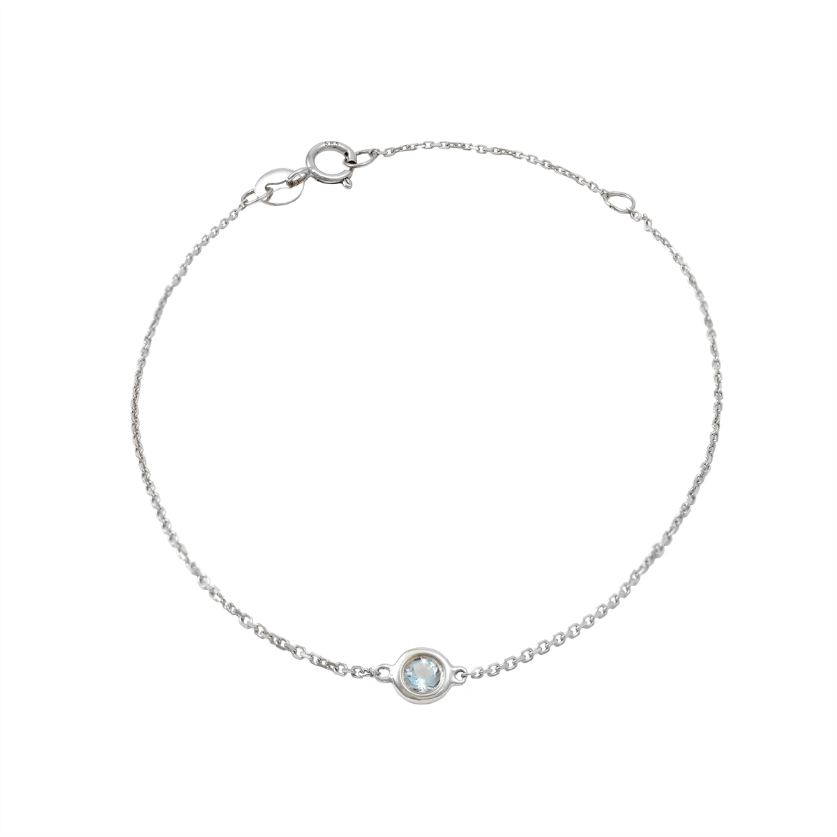 Bracelets Bracelets in White Gold containing Aquamarine 467542