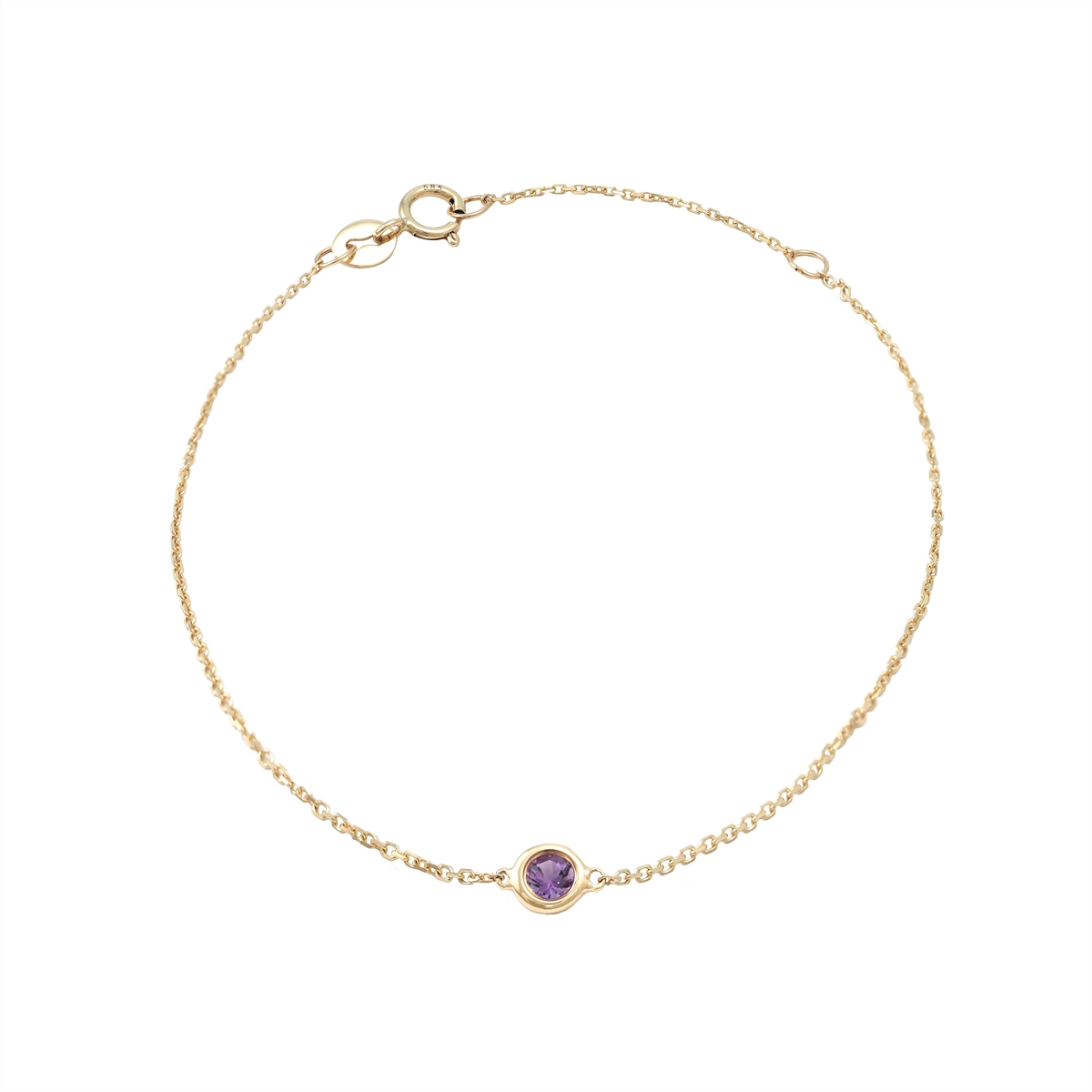 Bracelets Bracelets in Yellow Gold containing Amethyst 467543