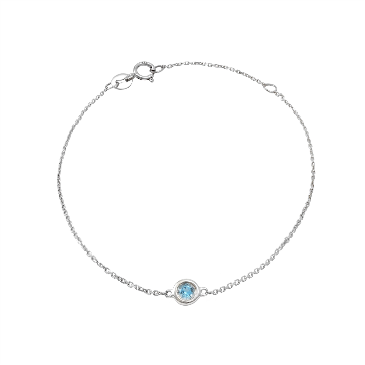 Bracelets Bracelets in White Gold containing Blue topaz  467545