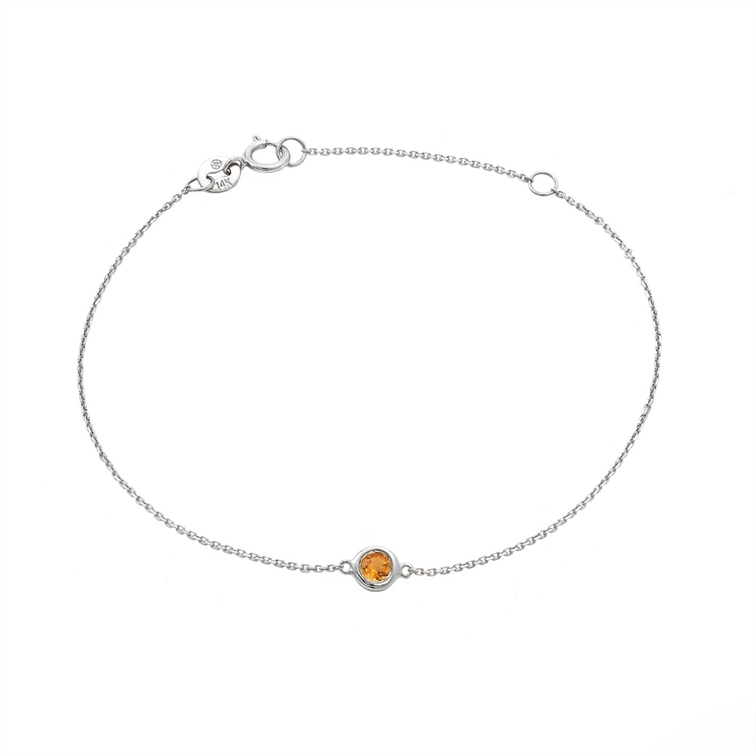 Bracelets Bracelets in White Gold containing Citrine 467548