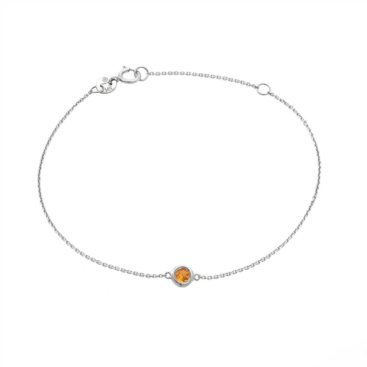 Bracelets Bracelets in White Gold containing Citrine 467548